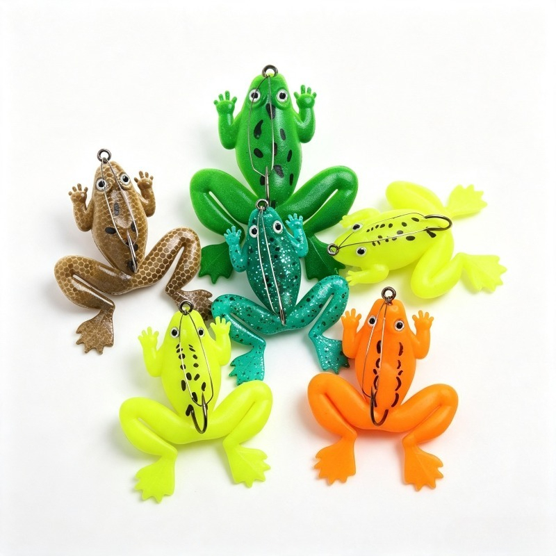 Fishing Hook Weedless - 4개/8개 5.2g/6cm 스네이크헤드 킬러 프로그 루어
