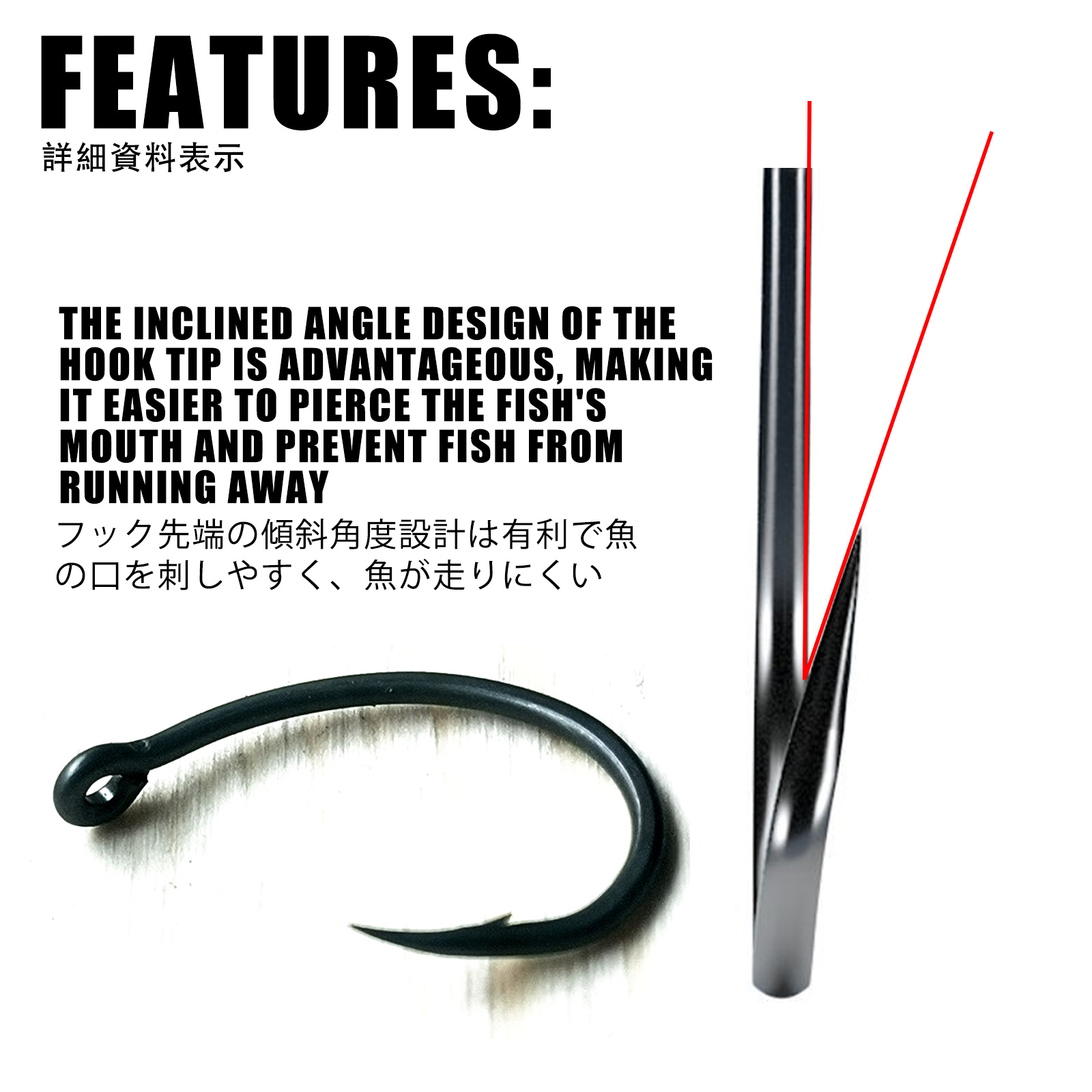 잉어 낚시 후크 PTFE 코팅 고탄소 스테인레스 스틸  - Fishing Hook Circle 리뷰 및 가격