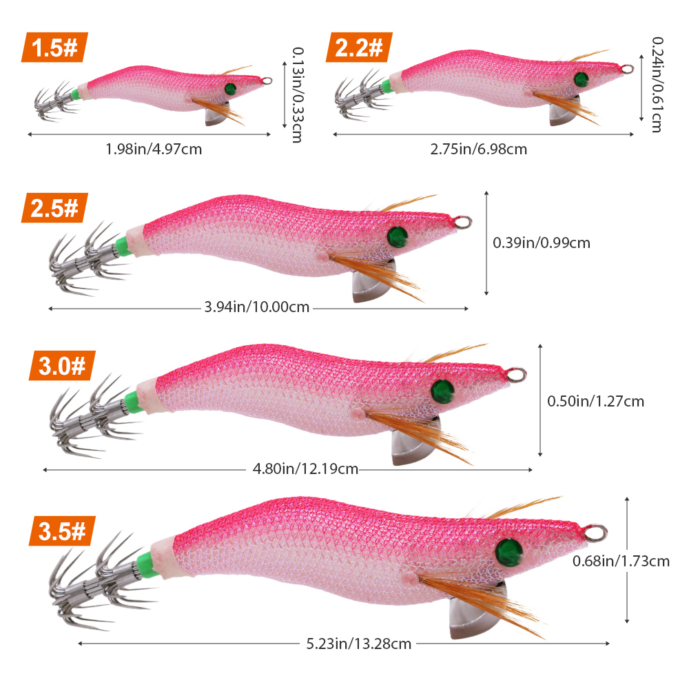 1 PC 고급형 야광 나무 새우 낚시 바늘, 납 가중  - Fishing Hook Size 리뷰 및 가격