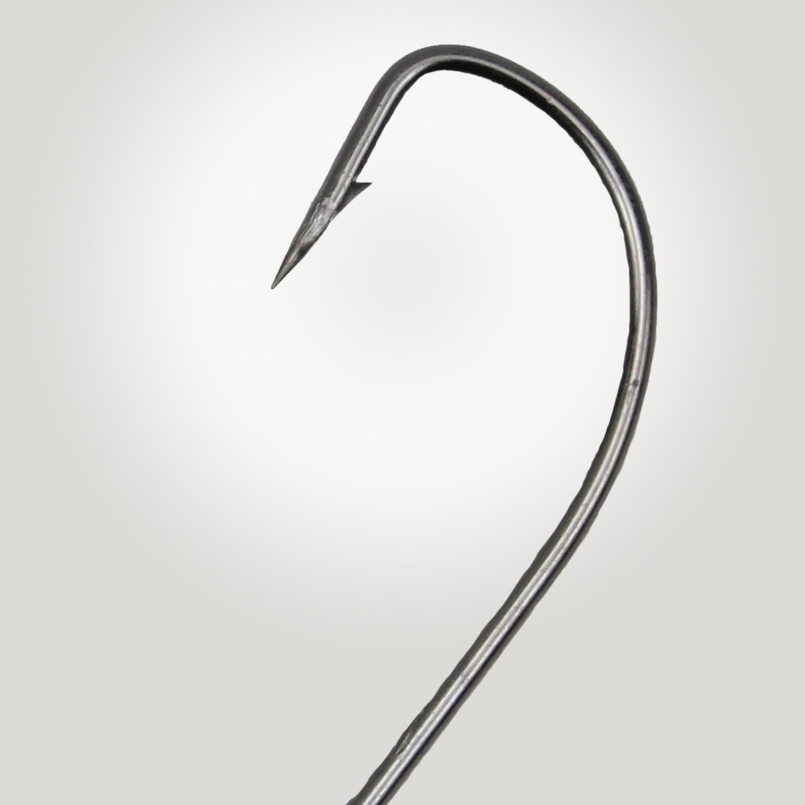 배스용 잡초 없는 낚시 바늘, 탄소강 날카로운 미늘 홀 - Fishing Hook Weedless 리뷰 및 가격